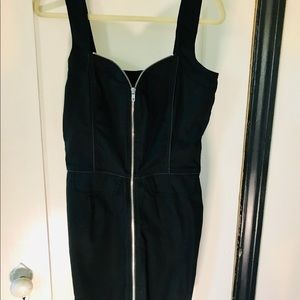 Black switchblade stilettos dress